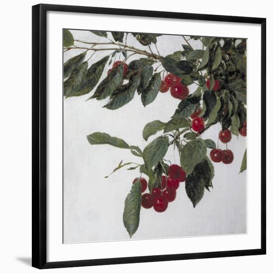 Cherries, c.1883-Henri Fantin-Latour-Framed Giclee Print