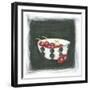 Cherries in Bowl-Chariklia Zarris-Framed Art Print