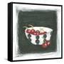 Cherries in Bowl-Chariklia Zarris-Framed Stretched Canvas