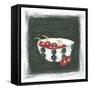 Cherries in Bowl-Chariklia Zarris-Framed Stretched Canvas