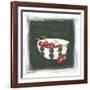 Cherries in Bowl-Chariklia Zarris-Framed Art Print