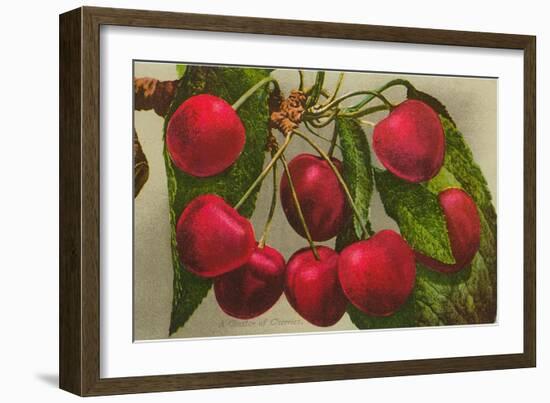 Cherries-null-Framed Art Print