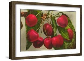 Cherries-null-Framed Art Print