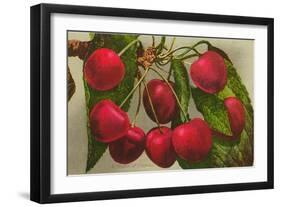 Cherries-null-Framed Art Print