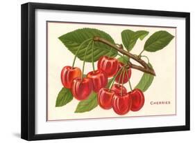 Cherries-null-Framed Art Print