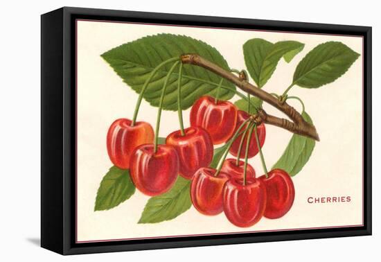 Cherries-null-Framed Stretched Canvas