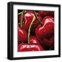 Cherries-null-Framed Art Print