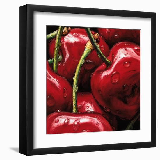 Cherries-null-Framed Art Print