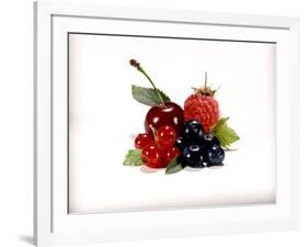 Cherry and Fresh Berries-Klaus Stemmler-Framed Photographic Print