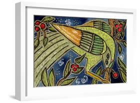 Cherry Bird-Wyanne-Framed Giclee Print