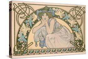 Cherry Blossom, 1898-Alphonse Mucha-Stretched Canvas