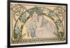 Cherry Blossom, 1898-Alphonse Mucha-Framed Giclee Print