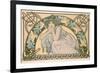 Cherry Blossom, 1898-Alphonse Mucha-Framed Giclee Print