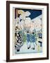 Cherry Blossom at Asakura-Ando Hiroshige-Framed Giclee Print