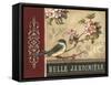Cherry Blossom Bird-Kimberly Poloson-Framed Stretched Canvas