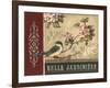 Cherry Blossom Bird-Kimberly Poloson-Framed Art Print