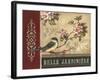 Cherry Blossom Bird-Kimberly Poloson-Framed Art Print
