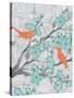 Cherry Blossom Birds 5-Diane Stimson-Stretched Canvas