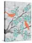 Cherry Blossom Birds 5-Diane Stimson-Stretched Canvas