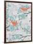 Cherry Blossom Birds 6-Diane Stimson-Framed Art Print