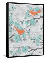 Cherry Blossom Birds 6-Diane Stimson-Framed Stretched Canvas