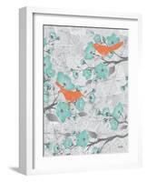 Cherry Blossom Birds 6-Diane Stimson-Framed Art Print