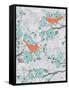 Cherry Blossom Birds 6-Diane Stimson-Framed Stretched Canvas