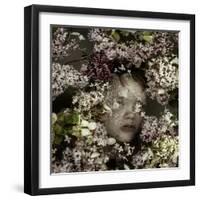 Cherry Blossom Child, 2015-Elinleticia H?gabo-Framed Premium Giclee Print