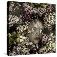 Cherry Blossom Child, 2015-Elinleticia H?gabo-Stretched Canvas