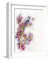 Cherry Blossom Days-The Tangled Peacock-Framed Giclee Print