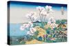 Cherry Blossom Festival-Katsushika Hokusai-Stretched Canvas