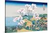 Cherry Blossom Festival-Katsushika Hokusai-Stretched Canvas