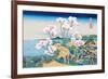 Cherry Blossom Festival-Katsushika Hokusai-Framed Art Print