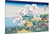 Cherry Blossom Festival-Katsushika Hokusai-Mounted Art Print