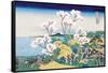 Cherry Blossom Festival-Katsushika Hokusai-Framed Stretched Canvas