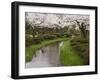 Cherry Blossom in Kenrokuen Garden, Kanazawa, Honshu Island, Japan-Kober Christian-Framed Photographic Print