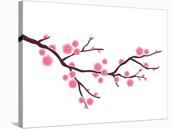 Cherry Blossom In Spring Time-photosoup-Stretched Canvas