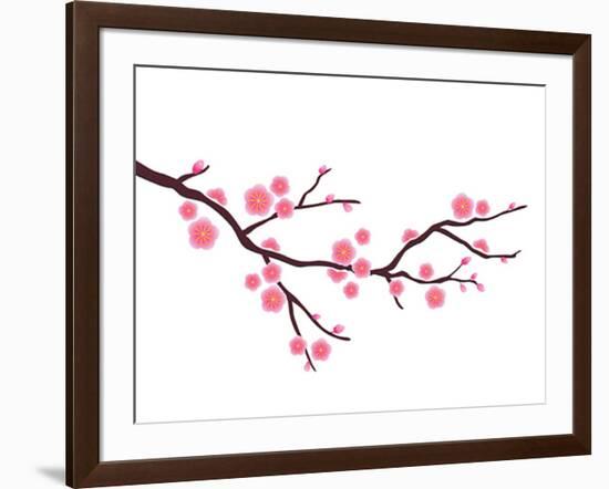 Cherry Blossom In Spring Time-photosoup-Framed Art Print