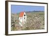 Cherry Blossom in the Eggenen Valley and Church Tower of Obereggen-Marcus-Framed Photographic Print