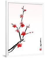 Cherry Blossom Painting-shadow216-Framed Art Print