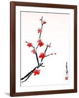 Cherry Blossom Painting-shadow216-Framed Art Print