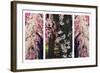 Cherry Blossom Triptych-Jessica Jenney-Framed Giclee Print