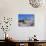 Cherry Blossoms and Himeji Castle-null-Stretched Canvas displayed on a wall