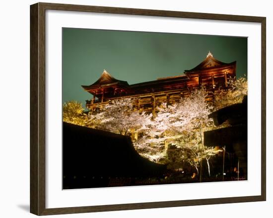 Cherry Blossoms and Kiyomizu Temple-null-Framed Photographic Print