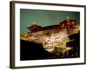 Cherry Blossoms and Kiyomizu Temple-null-Framed Photographic Print