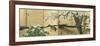 Cherry Blossoms and Peacocks-Kano Sansetsu-Framed Art Print