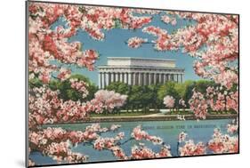 Cherry Blossoms and Tidal Basin-null-Mounted Art Print