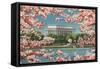 Cherry Blossoms and Tidal Basin-null-Framed Stretched Canvas