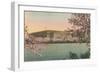 Cherry Blossoms and Tidal Basin-null-Framed Premium Giclee Print