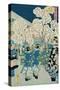 Cherry Blossoms at Asakura-Ando Hiroshige-Stretched Canvas